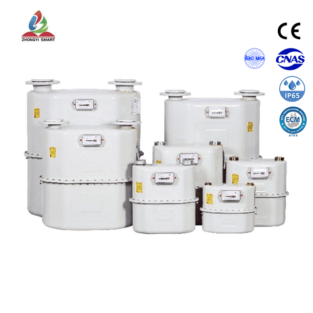 Commercial mechanical diaphragm gas meter G6-G65