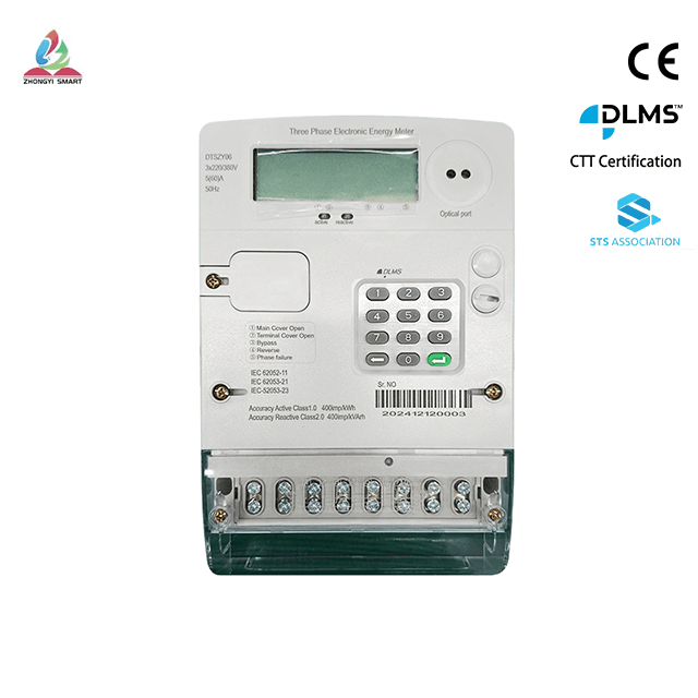 Compteur d'électricité triphasé prépayé Economy-Class STS