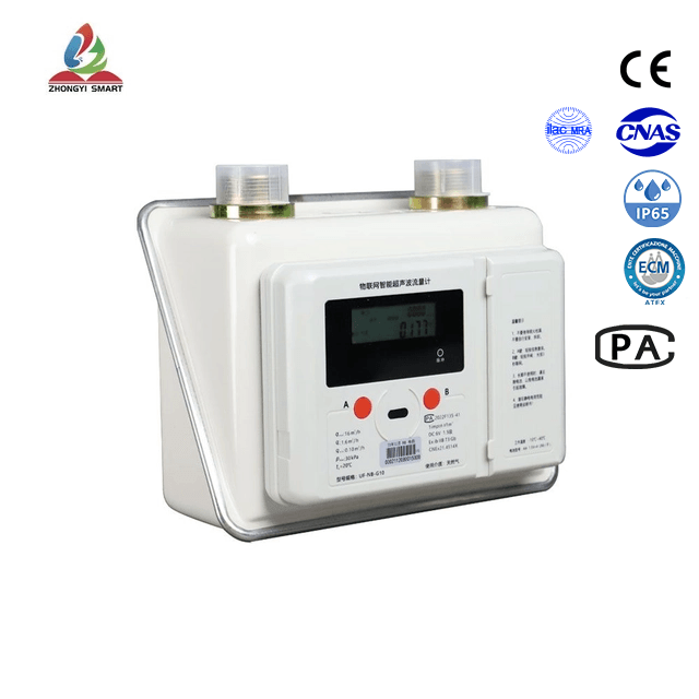 Ultrasonic gas meter