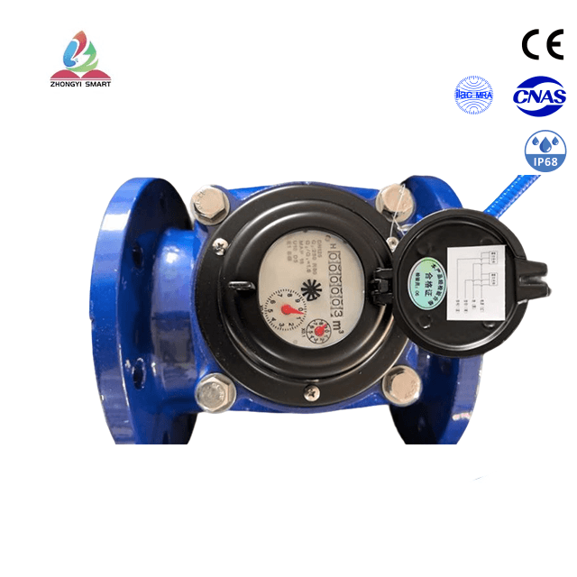 Contador de agua mecánico con bridas